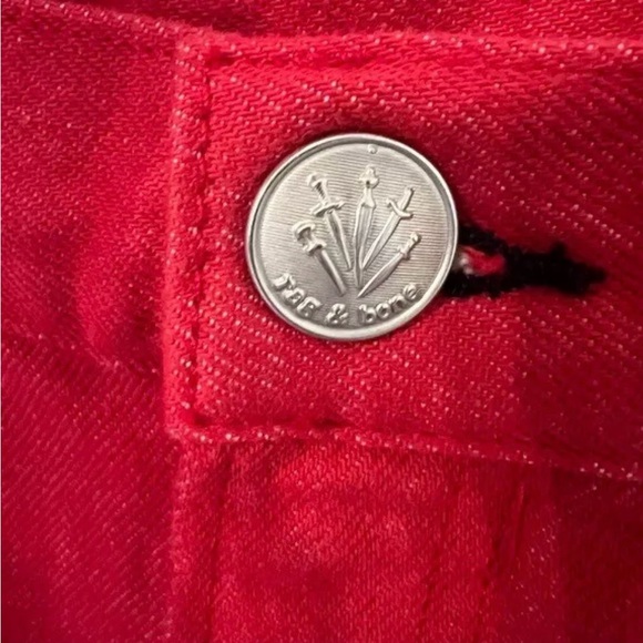 Rag & Bone red denim skirt EUC - Picture 4 of 4